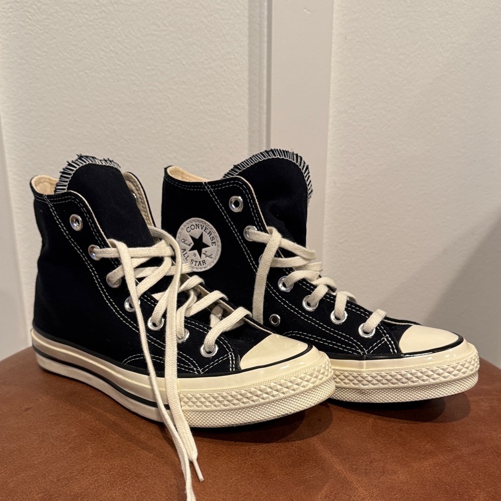 Converse Black and White High-Top Sneakers